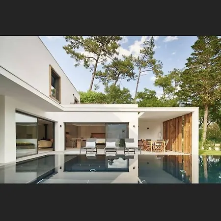 别墅 Les 3 Pins Avec Piscine Chauffee A Hossegor